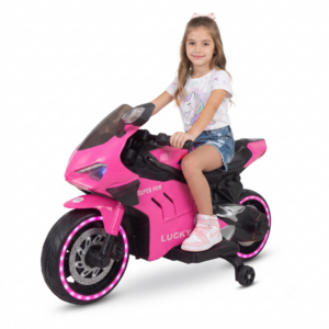Moto Eléctrica Deportiva "Hermosa Lucky" 12V – Edición Full Lujo